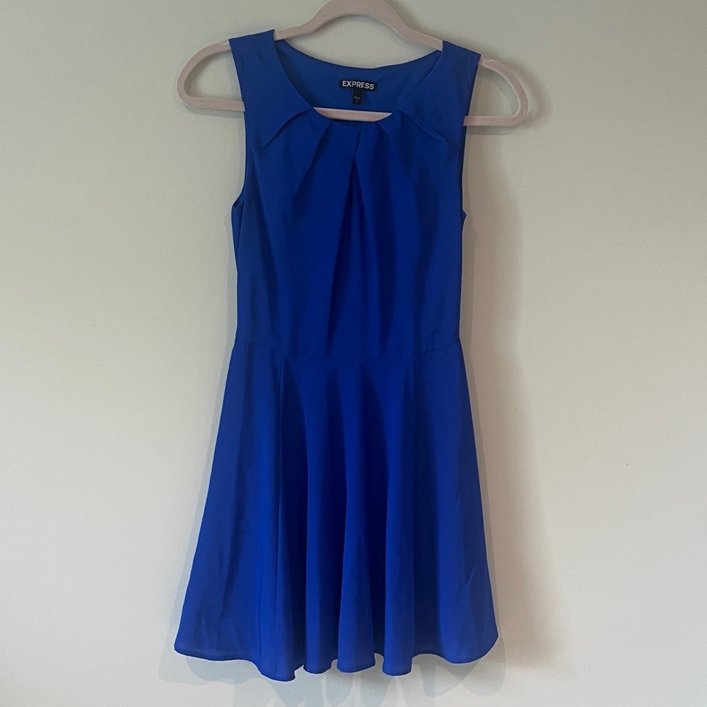 Express Women's Vibrant Blue Dress
